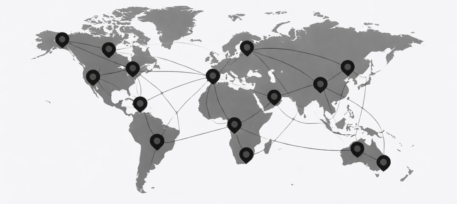 Global Presence Map